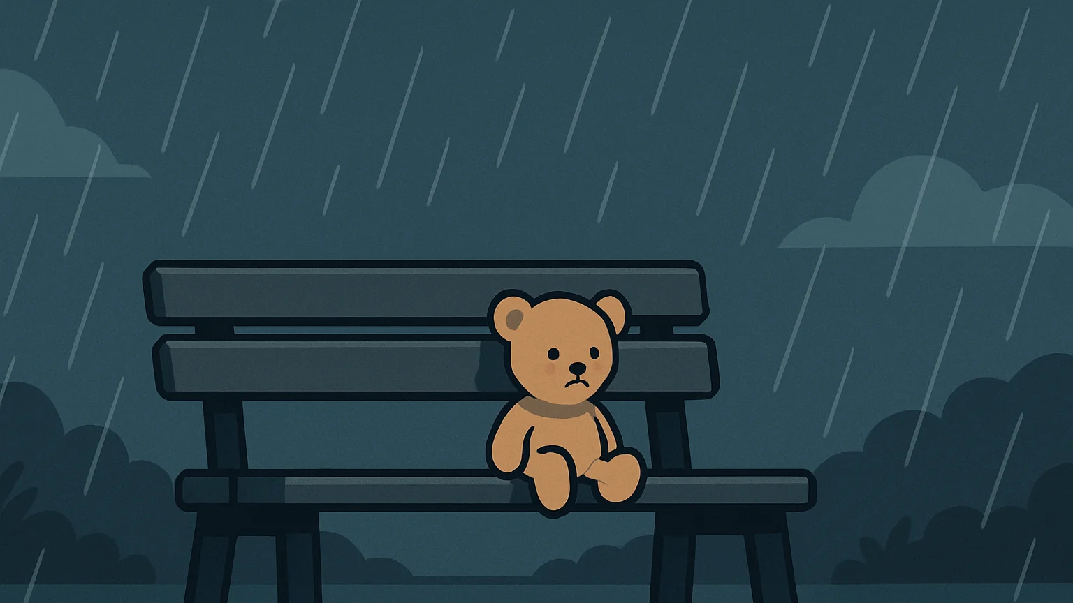 A symbolic image of an empty place, representing a crime against a child