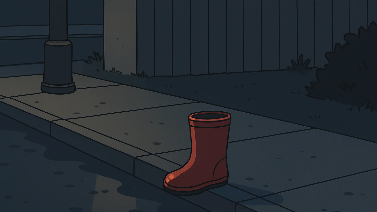 A symbolic image of an empty place, representing a crime against a child