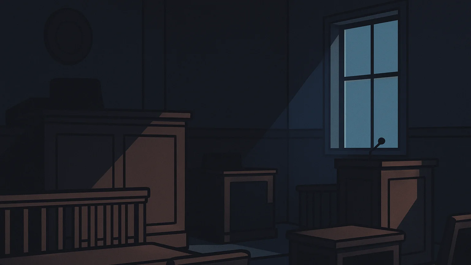 A symbolic image of a dark street at night, representing a homicide
